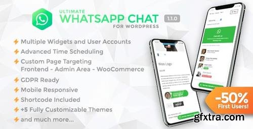 CodeCanyon - Ultimate WhatsApp Chat v1.1.0 - WordPress WhatsApp Chat Support Plugin - 23806217