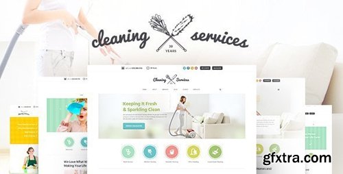 ThemeForest - Cleaning Company v1.6 - Maid & Janitorial Housekeeping Service WordPress Theme - 12433819