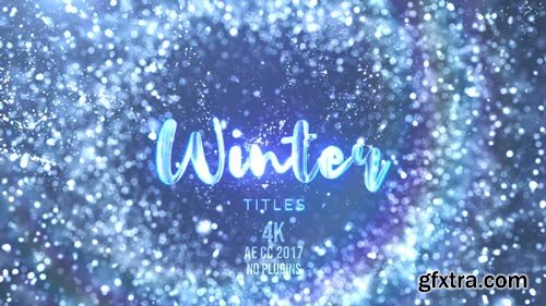 Videohive - Winter Snow Titles - 24729209