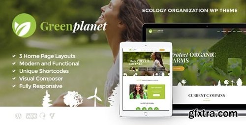 ThemeForest - Green Planet v1.1.2 - Environmental Non-Profit Organization WordPress Theme - 20667260