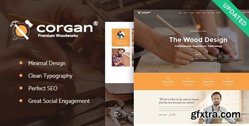 ThemeForest - Corgan v1.4.2 - Woodworks, Carpentry and Flooring WordPress Theme - 19290777