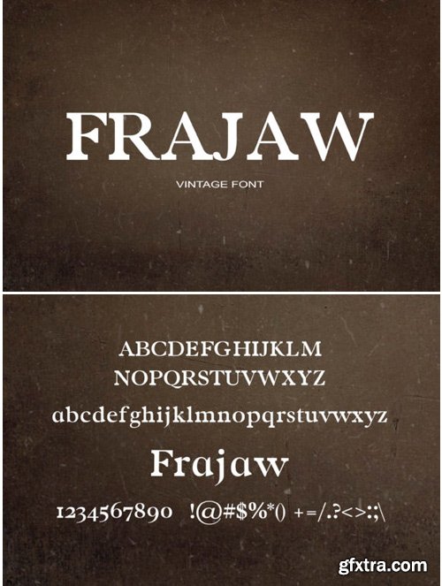 Frajaw Font