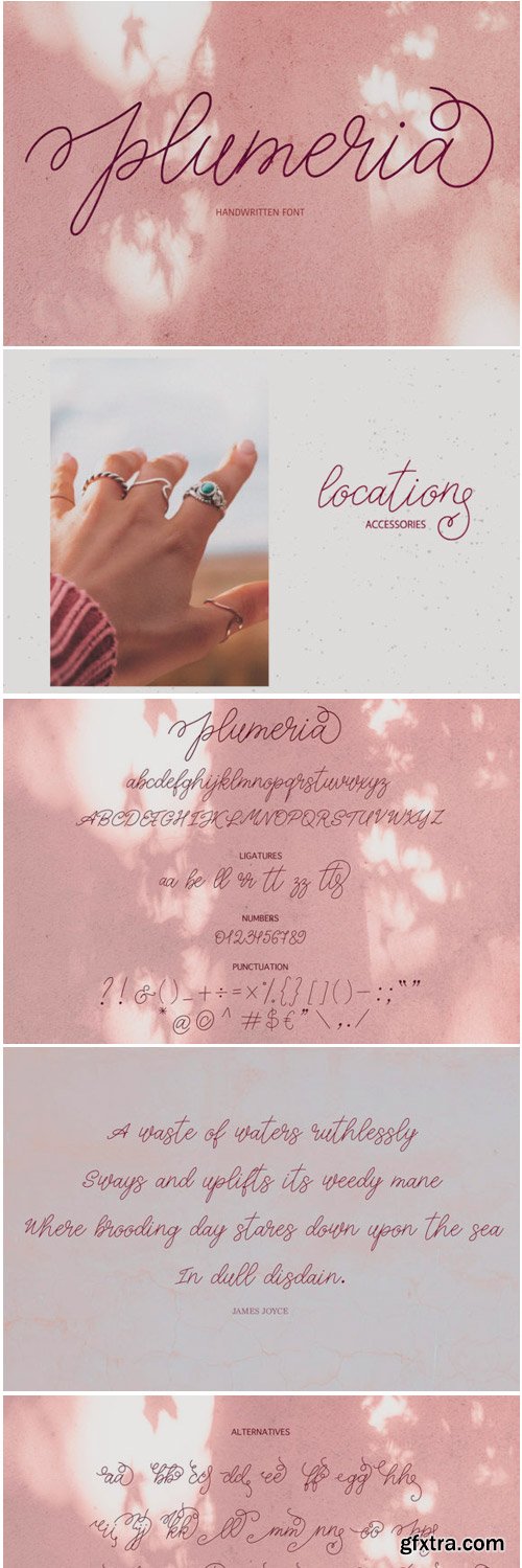 Plumeria Font