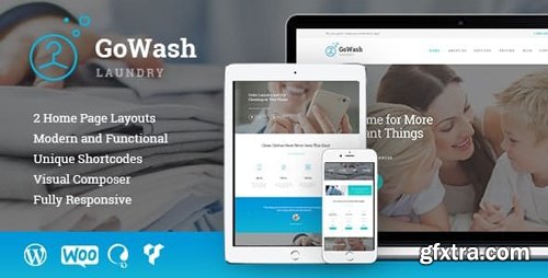 ThemeForest - GoWash v1.2.2 - Dry Cleaning & Laundry Service WordPress Theme - 17050287