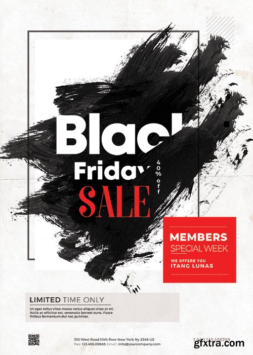 Black Friday Sale Event PSD Flyer