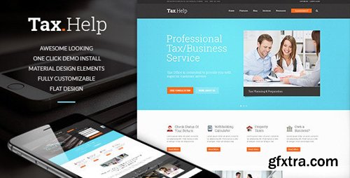 ThemeForest - Tax Help v1.2 - Finance & Accounting Adviser WordPress Theme - 11775370