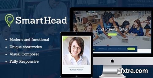 ThemeForest - SmartHead v1.1.3 - Tutoring Service & Online School Education WordPress Theme - 19826112