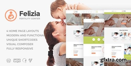 ThemeForest - Felizia v1.1.2 - Fertility Center & Medical WordPress Theme - 19452633