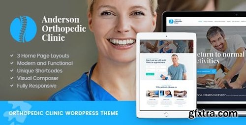 ThemeForest - Anderson v1.2 - Orthopedic Clinic & Medical Center WordPress Theme - 20329008