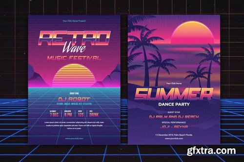 Gnome - Retro Wave Typeface