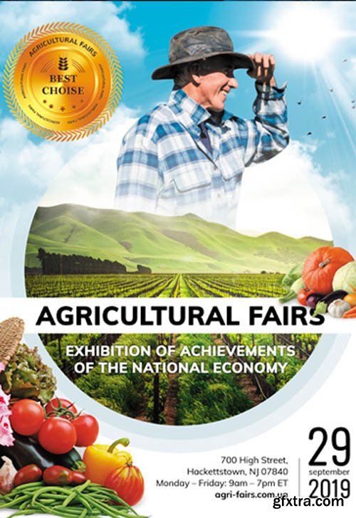 Agricultural Fairs V0210 2019 Premium PSD Flyer Template