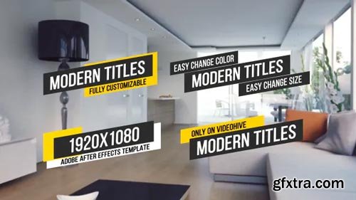 Videohive - Modern Titles & Lower Third - 13513342