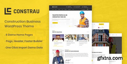 ThemeForest - Constrau v1.0.0 - Construction Business WordPress Theme - 23995786