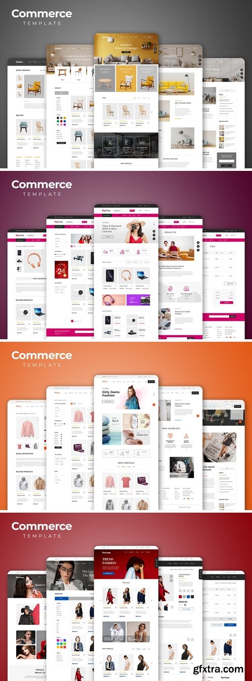 eCommerce Website Templates Bundle