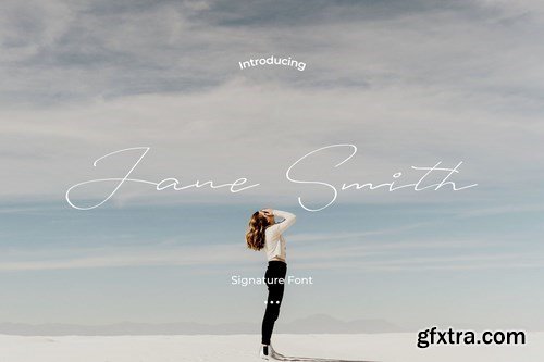 Janes Smith - Handwritten font