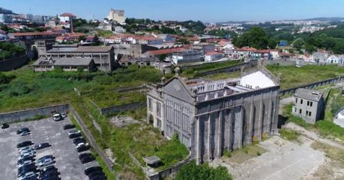 Flying Over Abandoned Factory - 2Y4K3JG