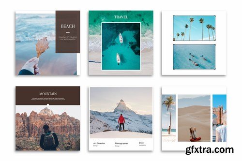 Travel Instagram Posts Template