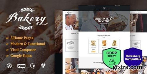 ThemeForest - Bakery v1.8 - Sweets Cafe & Pastry Shop WordPress Theme - 15203101