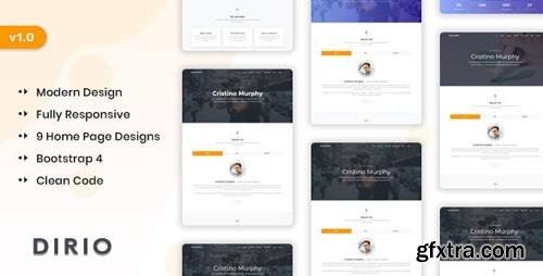 ThemeForest - Dirio v1.0 - Personal Portfolio and Resume Template - 24605732