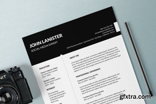 Resume CV Template Pro