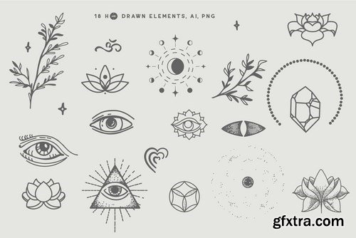 10 Mudras & Logo Pack