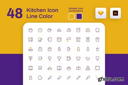 Icon Line Color Pack