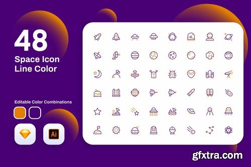 Icon Line Color Pack