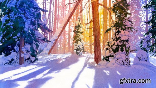 Painting Wild Places with Watercolors: Learn To Paint Winter\'s Light