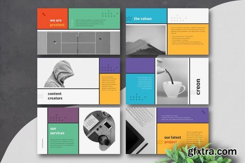 CREON - Creative Powerpoint Google Slides and Keynote Templates