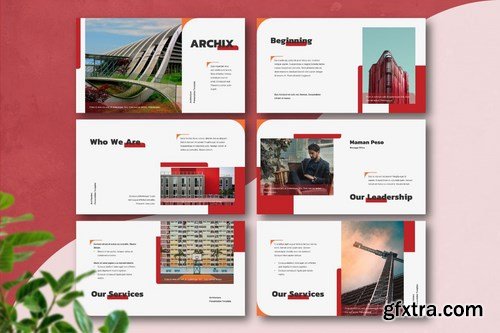 ARCHIX - Architecture Powerpoint Google Slides and Keynote Templates