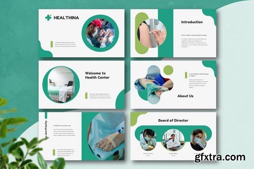 HEALTHINA - Medical Powerpoint Google Slides and Keynote Templates