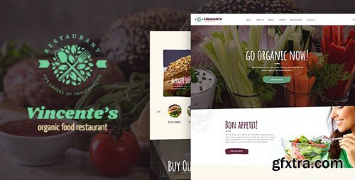 ThemeForest - Vincente's v1.1.3 - Organic Food Restaurant & Eco Cafe WordPress Theme - 20487770