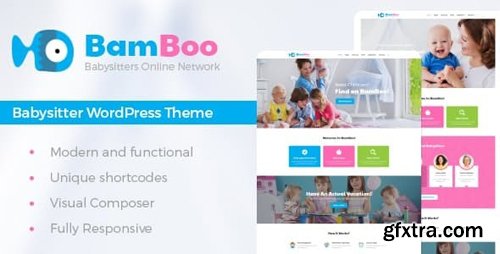 ThemeForest - BamBoo v1.1 - Child Care & Kids Babysitting Children WordPress Theme - 17324294