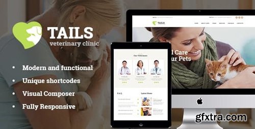 ThemeForest - Tails v1.4.1 - Veterinary Clinic, Pet Care & Animal WordPress Theme + Shop - 20328392