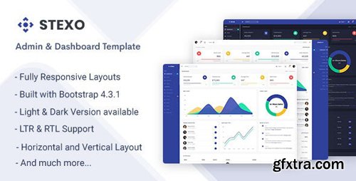 ThemeForest - Stexo v1.0 - Admin & Dashboard Template - 24189376