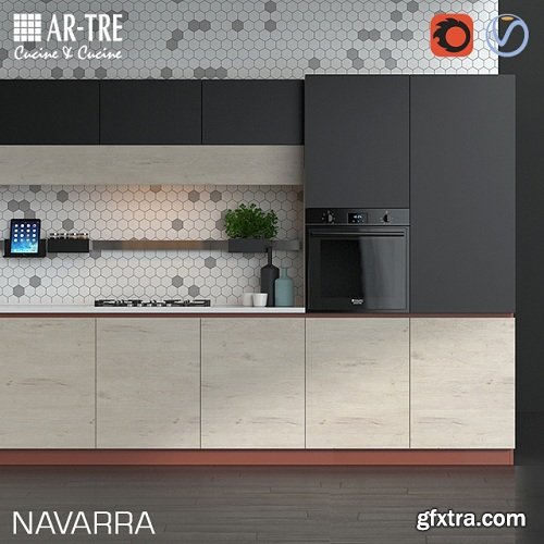 Navarra Kitchen 3d model