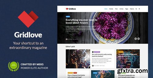 ThemeForest - Gridlove v1.9.5 - Creative Grid Style News & Magazine WordPress Theme - 17990371