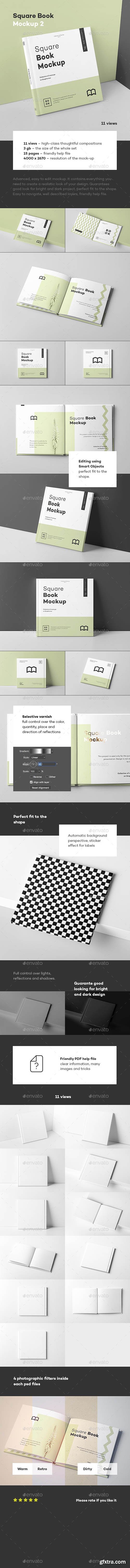 GraphicRiver - Square Book Mock up 2 24775043