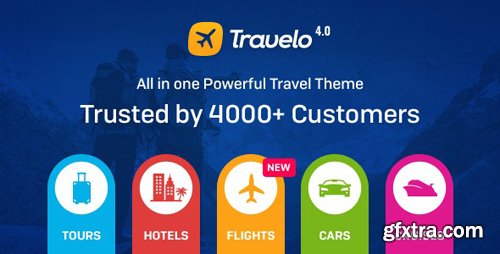 ThemeForest - Travelo v4.2.0 ­ Travel/Tour Booking Responsive WordPress Theme - 9806696