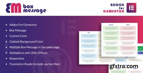 CodeCanyon - Box Message for Elementor WordPress Plugin v1.0 - 24791853