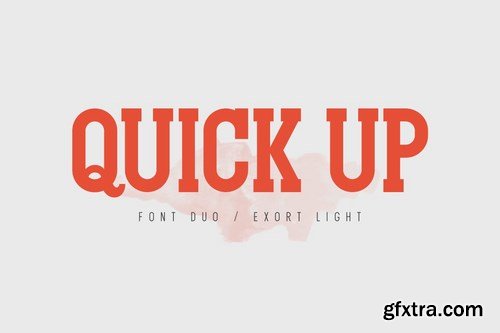 Quick Up Font Duo