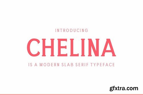 CM  - Chelina Slab Serif Font Family  4181121