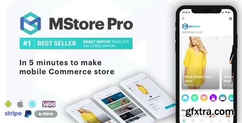 CodeCanyon - MStore Pro v3.9.5 - Complete React Native template for e-commerce - 17010642