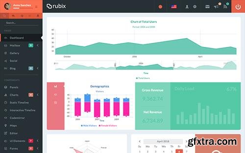 WrapBootstrap - Rubix v4.1.0 - ReactJS Powered Admin Template - WB09498FH