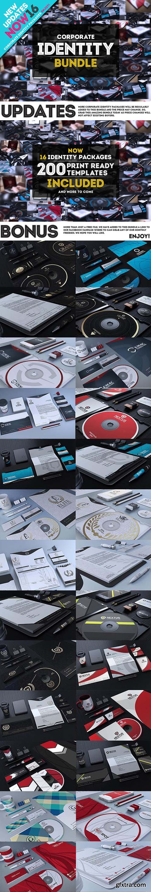 CM - Corporate Identity Bundle +200 Files (Re-Up)