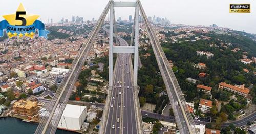 Aerial View of Bosphorus Istanbul - BRQTJP4