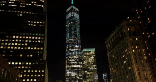 Downtown New York City At Night 2B - WDBXC2E