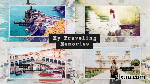 VideoHive Traveling Memories Journey Photo Album Family and Friends Adventure Slideshow 24759089