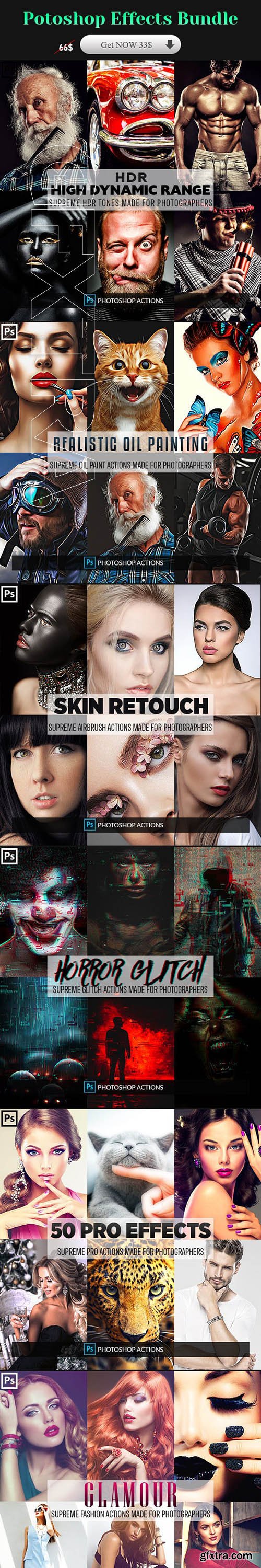 GraphicRiver - Photoshop Effects Bundle 23634769