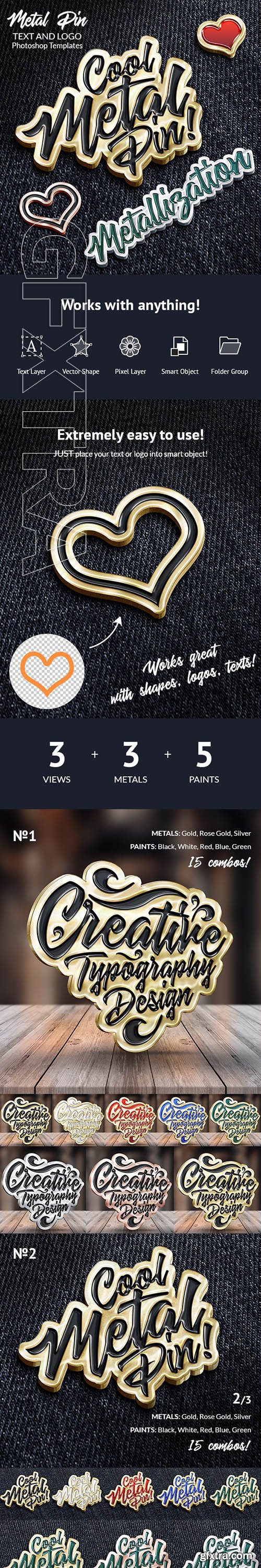 GraphicRiver - Metal Pin – Text and Logo Effect 24741564